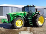 04 JD 8320 MFWD Tractor P/S 4 Remotes, ILS Frt Susp,Rubber w/ Duals, P/S 2925 Hrs Ser #RW8320PO26712