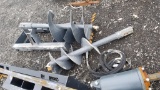 Hydraulic auger with bits