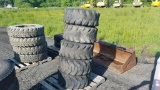 (5) Samson 12-16.5 skidsteer tires