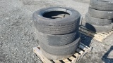 (4) Aeolus 275/70/22.5 Tires