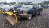 2000 Ford F250 Pickup with Plow.  Vin