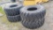 (4) new 20.5-25 loader tires