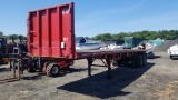 1998 Wanc Flat Trailer.  Tandem Axle. Air Ride.