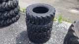 4x 10-16.5 skidsteer tires