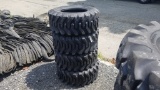 4x 12-16.5 Skidsteer tires