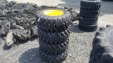 4x 12-16.5 Skidsteer Tires and rims