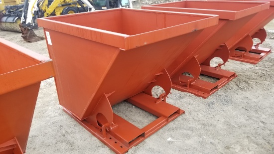 New 2 Yard Self Dumping Hopper