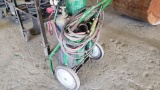 Torch cart with hose