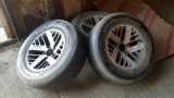 (3) pontiac tires and rims