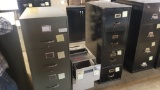 (3) file cabinets