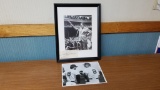 Ted Williams Framed Print With Signature