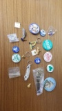 Lot - Misc Vintage Pins, Buttons Etc