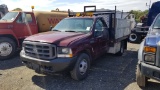 2003 Ford F350 utility truck. Vin