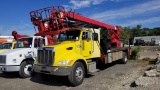 2008 peterbilt pb340 Flatbed with crane. Vin