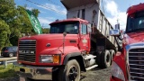 Mack cl713 10 wheel dump truck. Vin