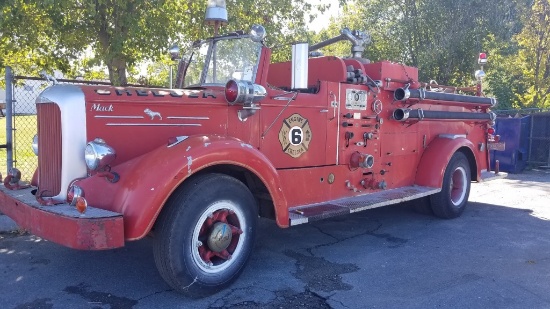 1954 Mack pumper truck. From Chelsea engine 6