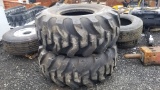 (2) 23.5-25 loader tires