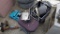 Lot shop light, welding helmets, makita drill,