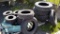 Lot - misc truck and trailer tires