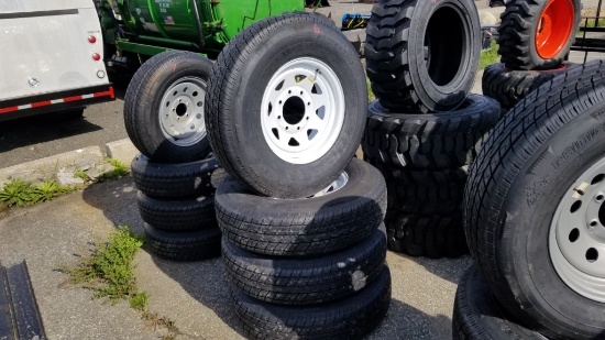(4) Rainer St 235/80/16 Tires and Rims