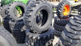 (4) Loadmax 12-16.5 Skidsteer Tires