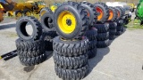 (4) Loadmax 12-16.5 Skidsteer Tires and rims
