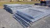 (25) Temporary 6x12 Fence Panels and Foot Stands