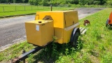 Tow behind diesel compressor