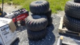 (5) 25x12 tires and rims