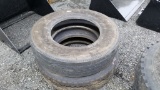 (2) 11r24.5 tires
