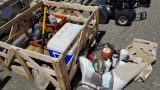 Large lot misc truck parks, lights, filters