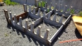 Metal tool rack