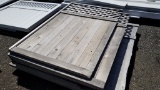 Lot - lattace fencing