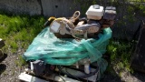 Lot mower engine and concrete saw