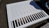 (3) pvc fence panels