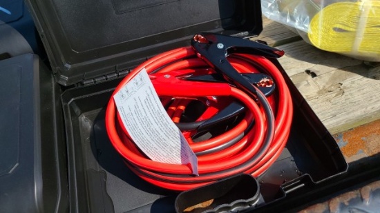 New Hd 25 Ft 1 Gauge Jumper Cables