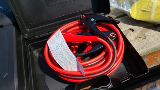 New Hd 25 Ft 1 Gauge Jumper Cables