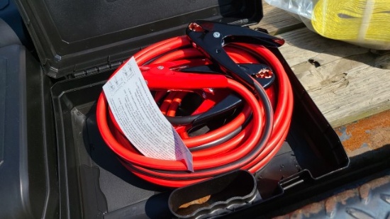 New Hd 25 Ft 1 Gauge Jumper Cables