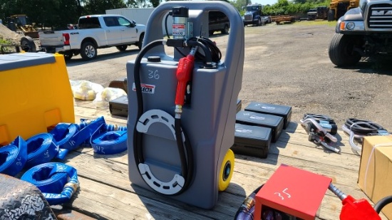 New 25 Gallon Fuel Caddy With 12v Pump