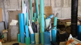 large lot mixed pvc piping