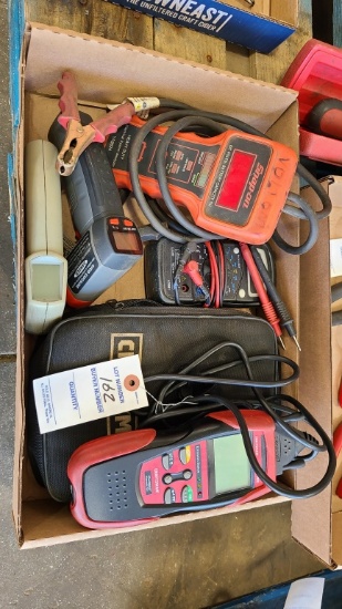 Lot - Misc Electrical Testers, Temp Meters