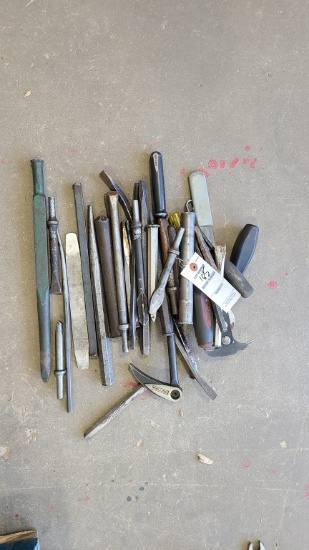 Lot - Assorted Bits, Hand Tools