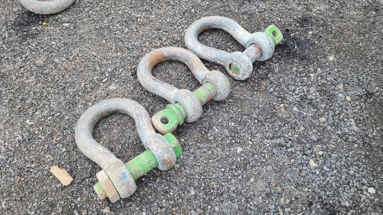 (3) 55 ton  Anchor Shackles