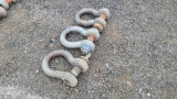 (3) 35 ton Anchor Shackles