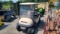 club car golf cart and charger