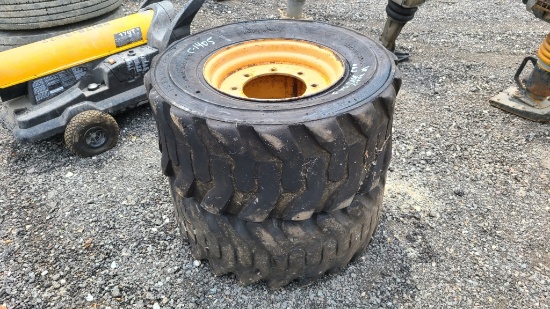 (2) Case 590 Super M Tires And Rims
