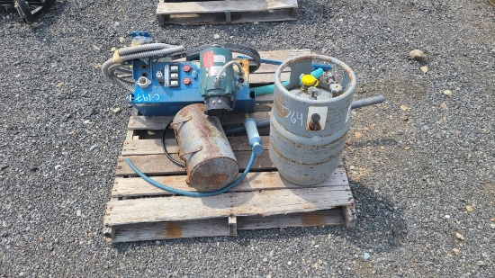 Lot - Electrical box, tanks etc