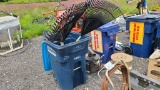 Rolling Bin with Assorted Hand Tools