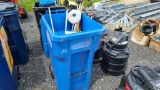 Rolling Bin with Misc Hand Tools