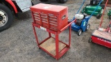 Tool box with tools and stand